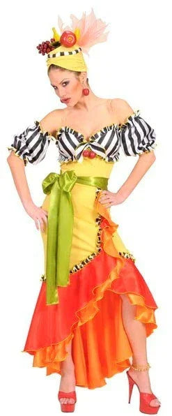 Disfraz de Rumbera Premium para Mujer Adultos Widmann